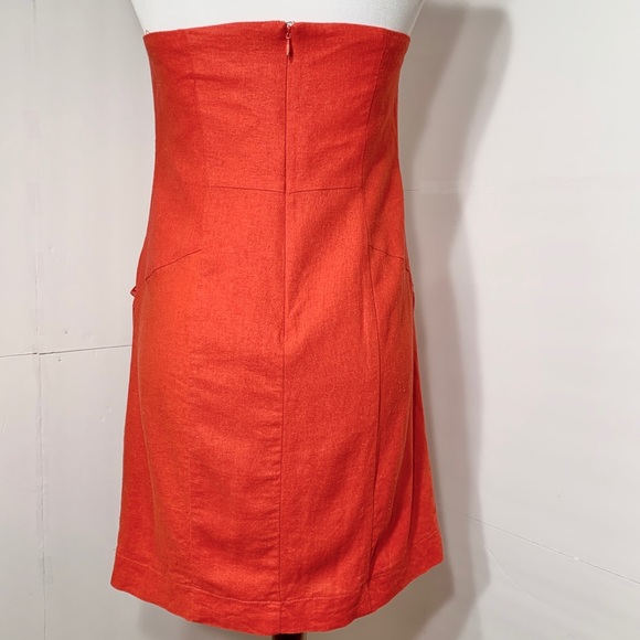 SOLD-Urban Outfitters Linen Blend Pocket SunDress - Picture 4 of 8